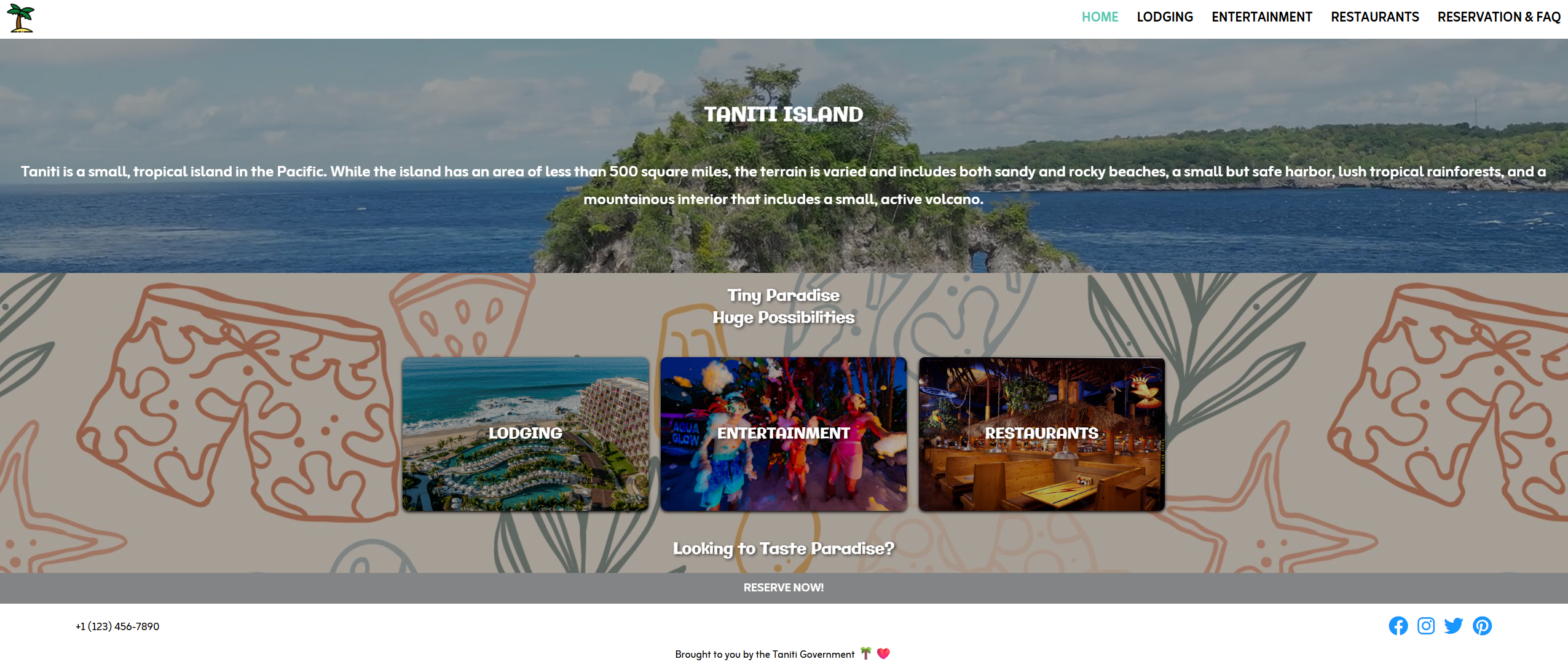 Taniti-Website Project